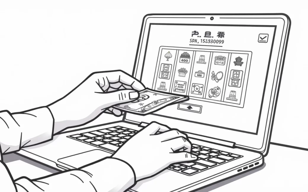 Player deposits funds into a licensed online casino app to play slots for real money.